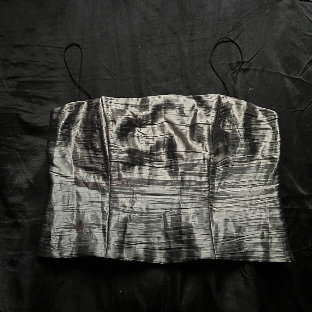 Dressbarn Shimmering Silver Camisole